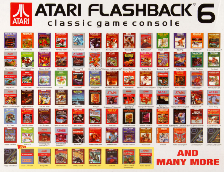 old atari games list